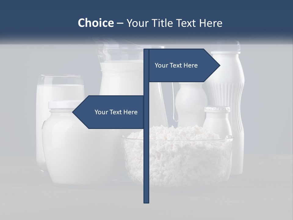 A Table Topped With Lots Of Different Types Of Milk PowerPoint Template