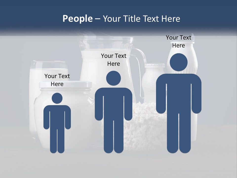 A Table Topped With Lots Of Different Types Of Milk PowerPoint Template