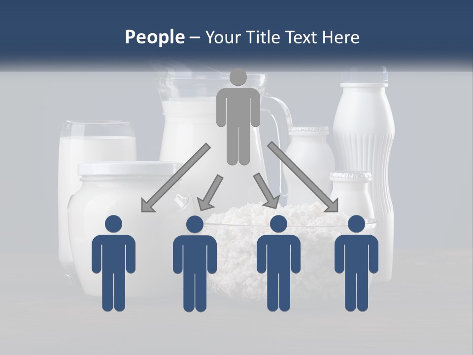 A Table Topped With Lots Of Different Types Of Milk PowerPoint Template
