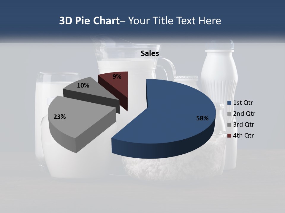 A Table Topped With Lots Of Different Types Of Milk PowerPoint Template
