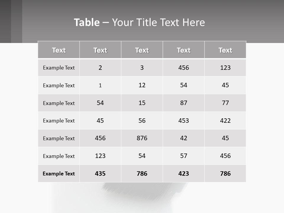A White Bowl Of Cream Next To A Black Comb PowerPoint Template