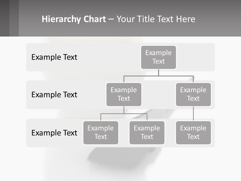 A White Bowl Of Cream Next To A Black Comb PowerPoint Template