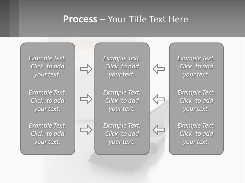 A White Bowl Of Cream Next To A Black Comb PowerPoint Template