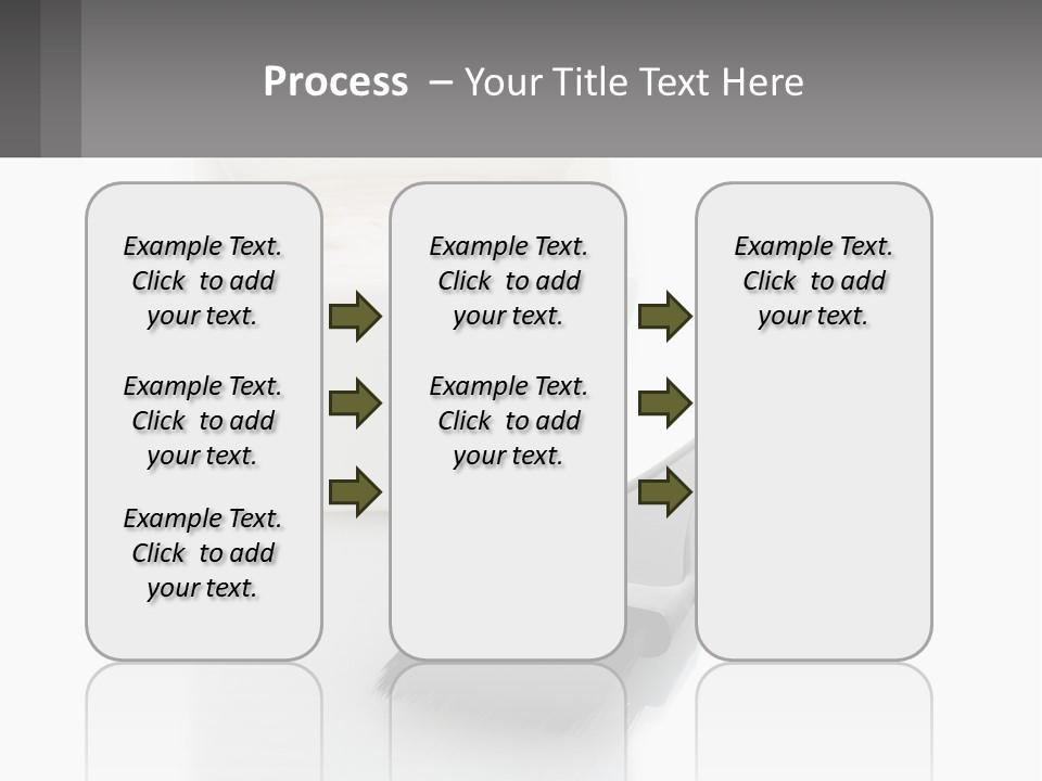 A White Bowl Of Cream Next To A Black Comb PowerPoint Template