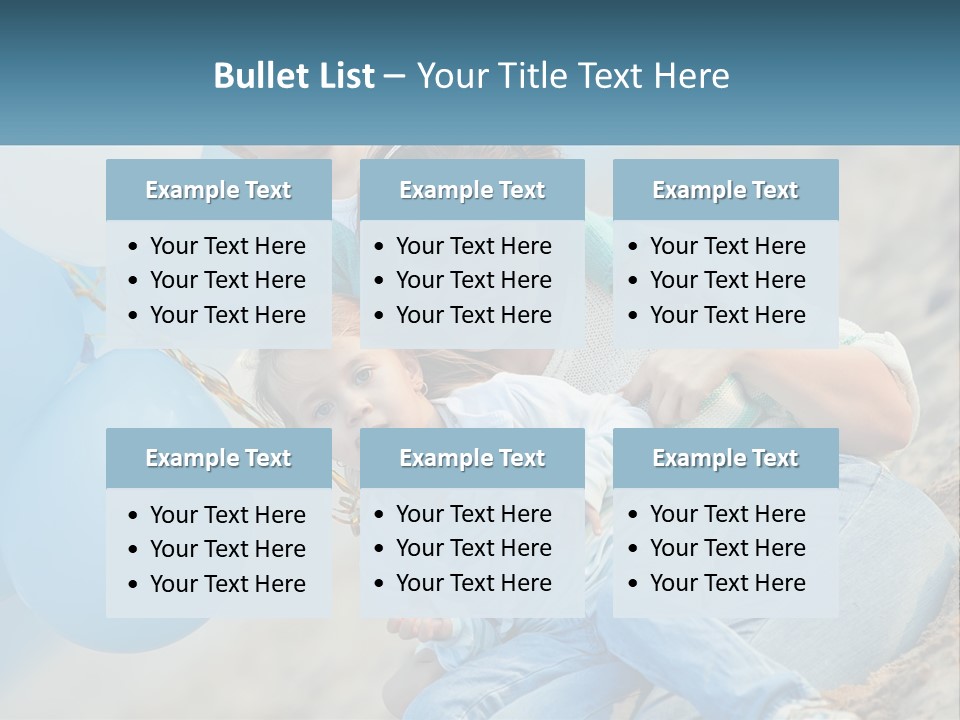 A Woman And Two Children Are Posing For A Picture PowerPoint Template