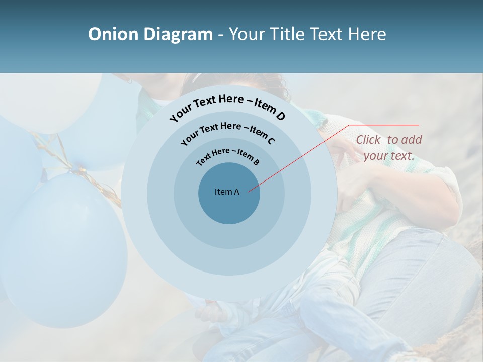 A Woman And Two Children Are Posing For A Picture PowerPoint Template