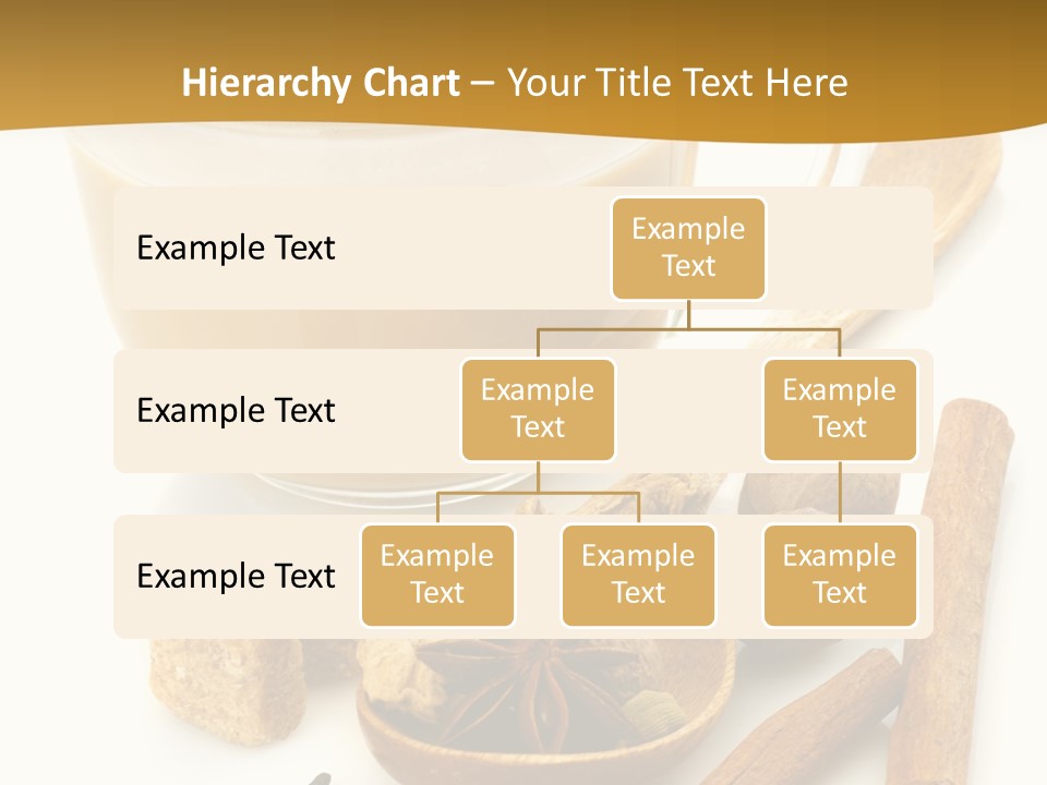 A Cup Of Coffee Next To Cinnamons And Spices PowerPoint Template