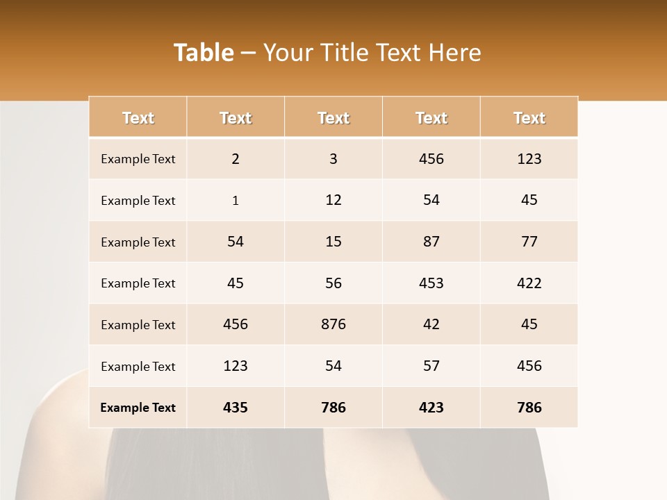 A Woman With Long Black Hair Is Shown In This Powerpoint Presentation PowerPoint Template