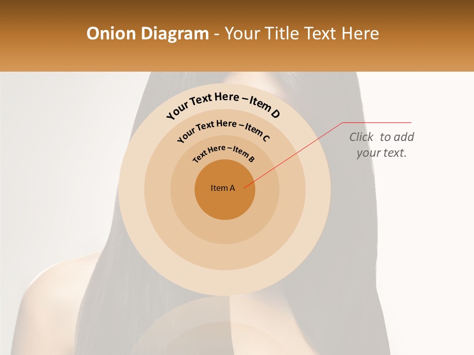 A Woman With Long Black Hair Is Shown In This Powerpoint Presentation PowerPoint Template