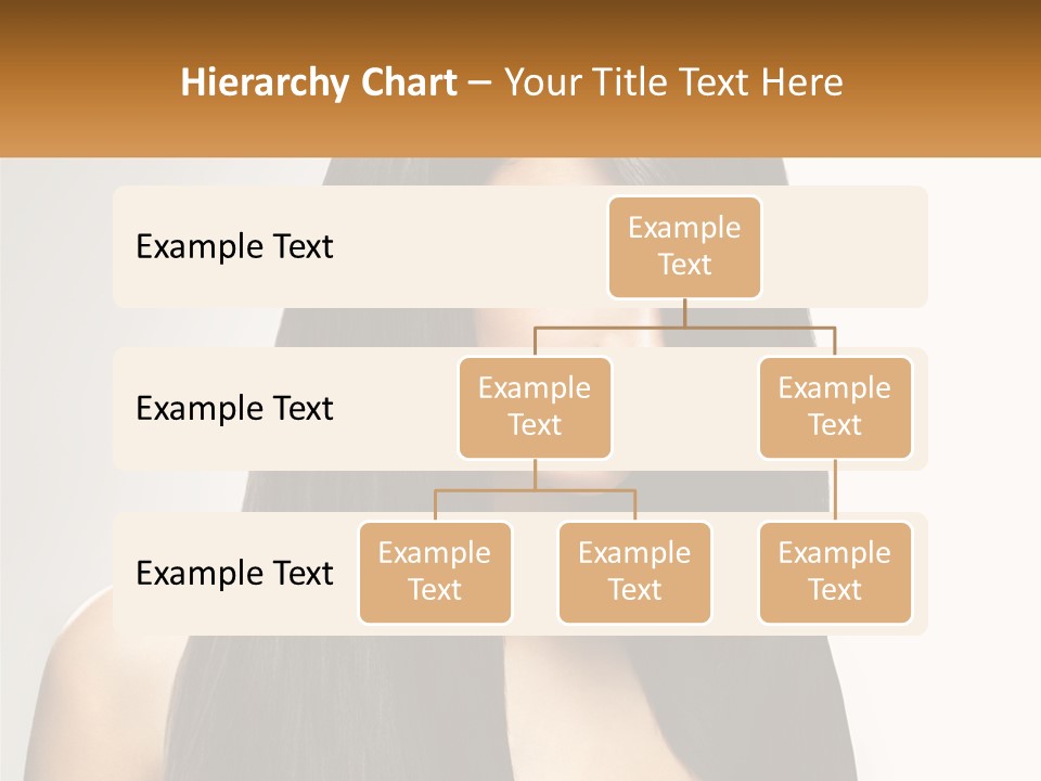 A Woman With Long Black Hair Is Shown In This Powerpoint Presentation PowerPoint Template