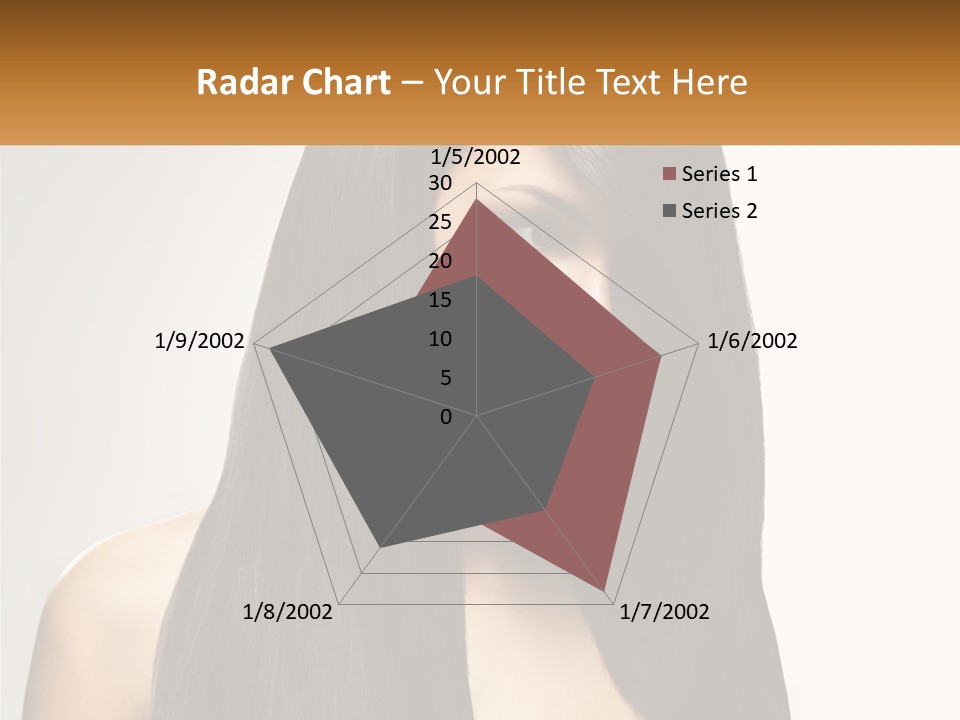 A Woman With Long Black Hair Is Shown In This Powerpoint Presentation PowerPoint Template