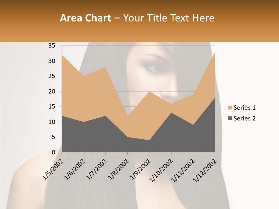 A Woman With Long Black Hair Is Shown In This Powerpoint Presentation PowerPoint Template