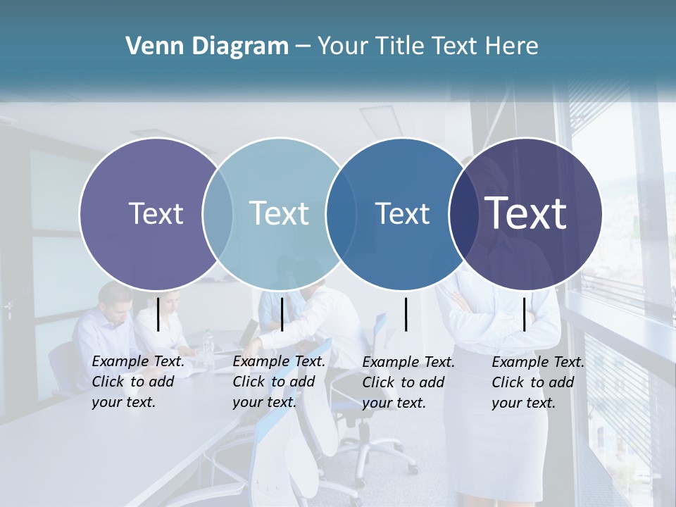 A Woman Standing In Front Of A Group Of People In A Conference Room PowerPoint Template