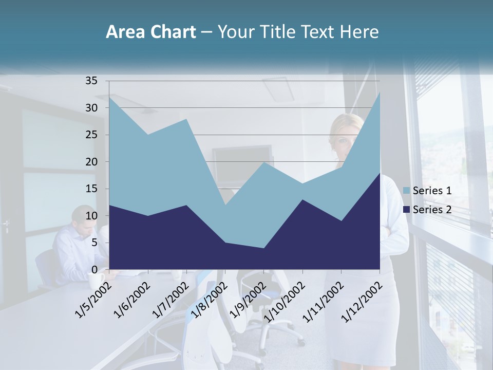 A Woman Standing In Front Of A Group Of People In A Conference Room PowerPoint Template