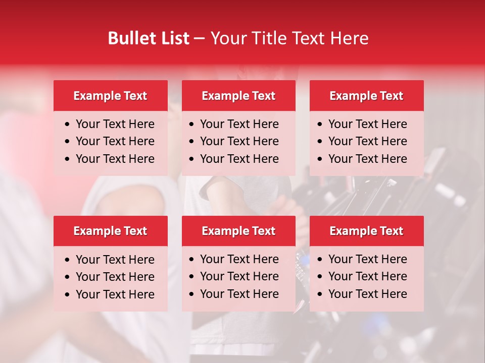 Two Men Running On A Treadmill In A Gym PowerPoint Template