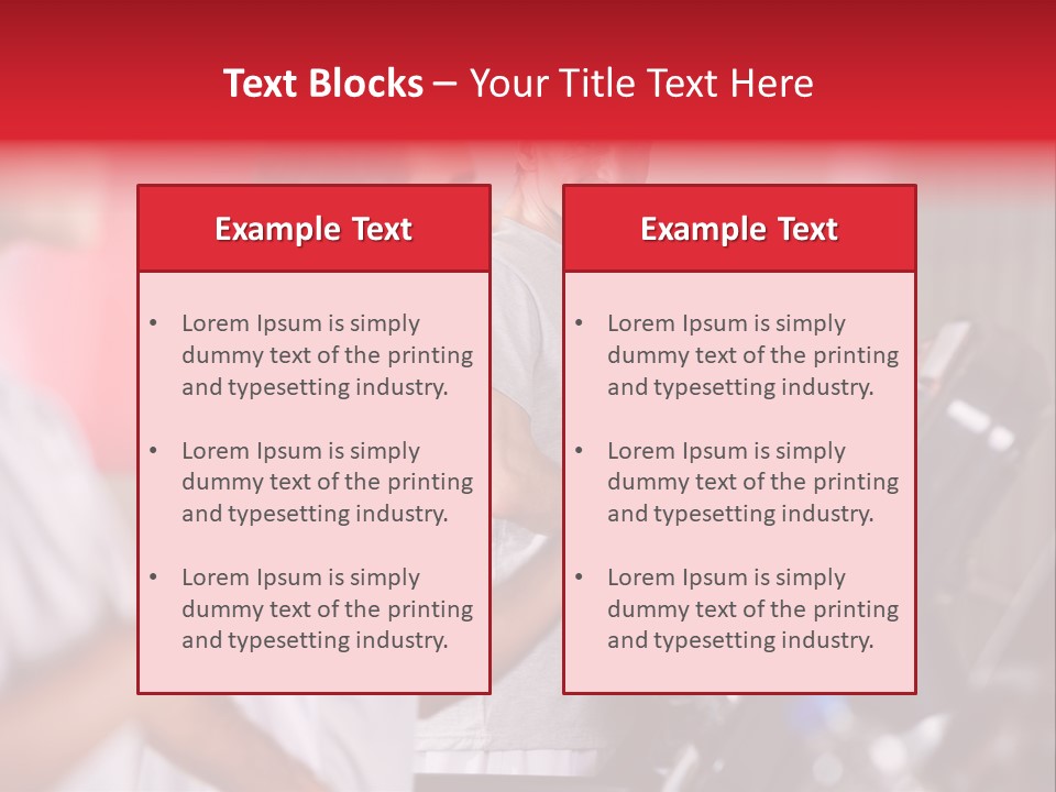 Two Men Running On A Treadmill In A Gym PowerPoint Template