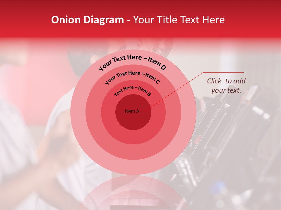 Two Men Running On A Treadmill In A Gym PowerPoint Template