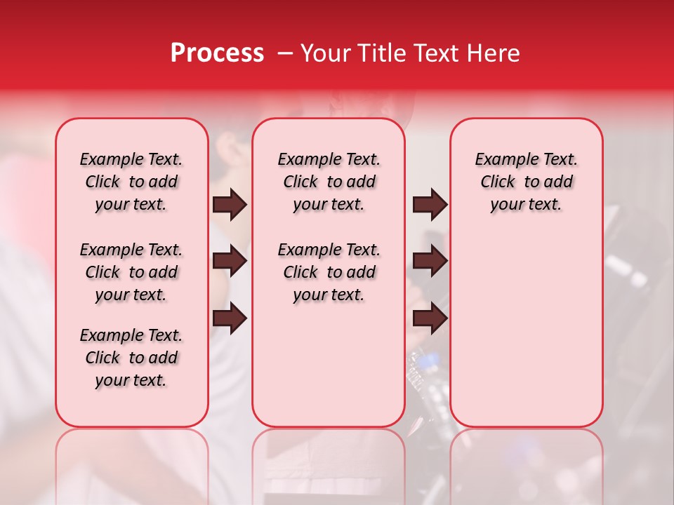 Two Men Running On A Treadmill In A Gym PowerPoint Template