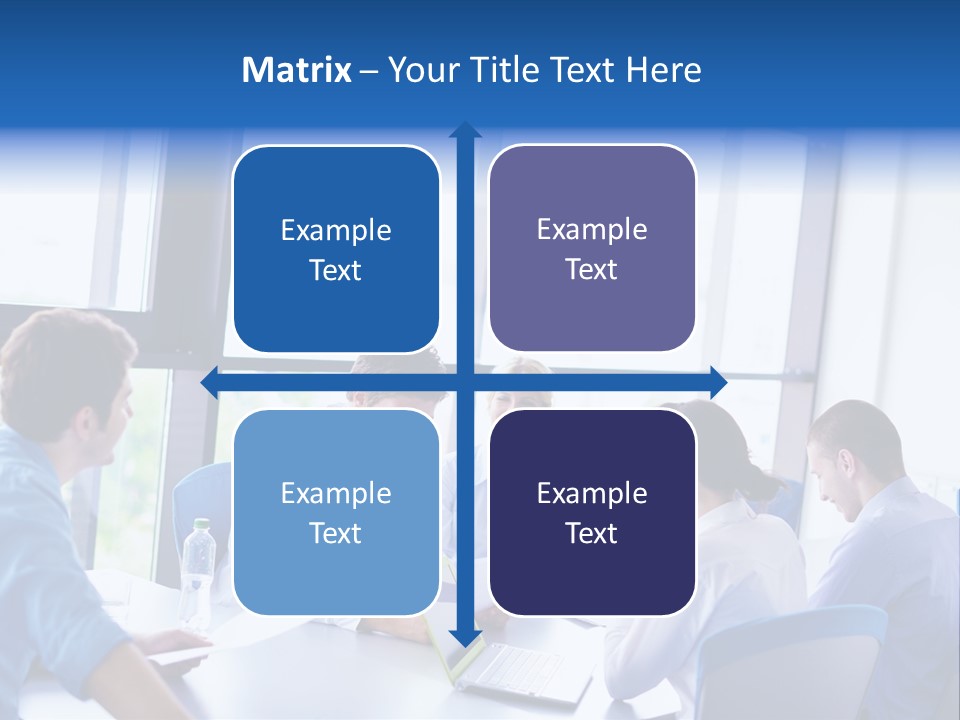 A Group Of People Sitting Around A Table Talking PowerPoint Template