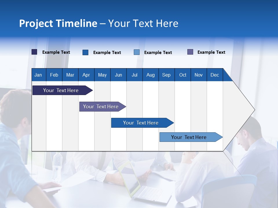 A Group Of People Sitting Around A Table Talking PowerPoint Template