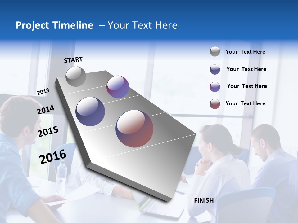 A Group Of People Sitting Around A Table Talking PowerPoint Template