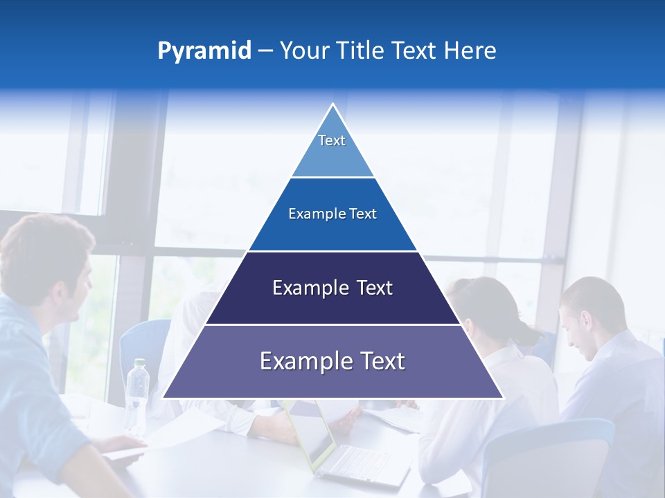A Group Of People Sitting Around A Table Talking PowerPoint Template