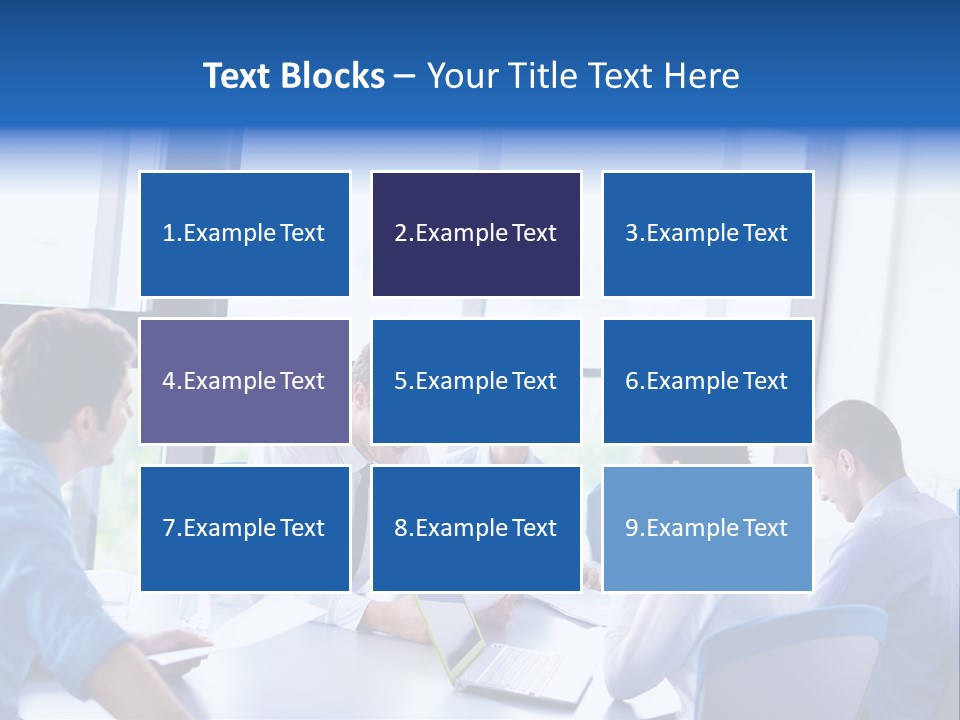 A Group Of People Sitting Around A Table Talking PowerPoint Template