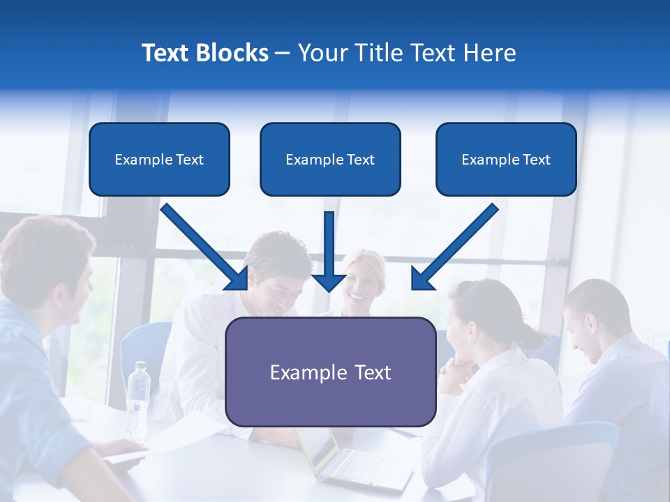 A Group Of People Sitting Around A Table Talking PowerPoint Template