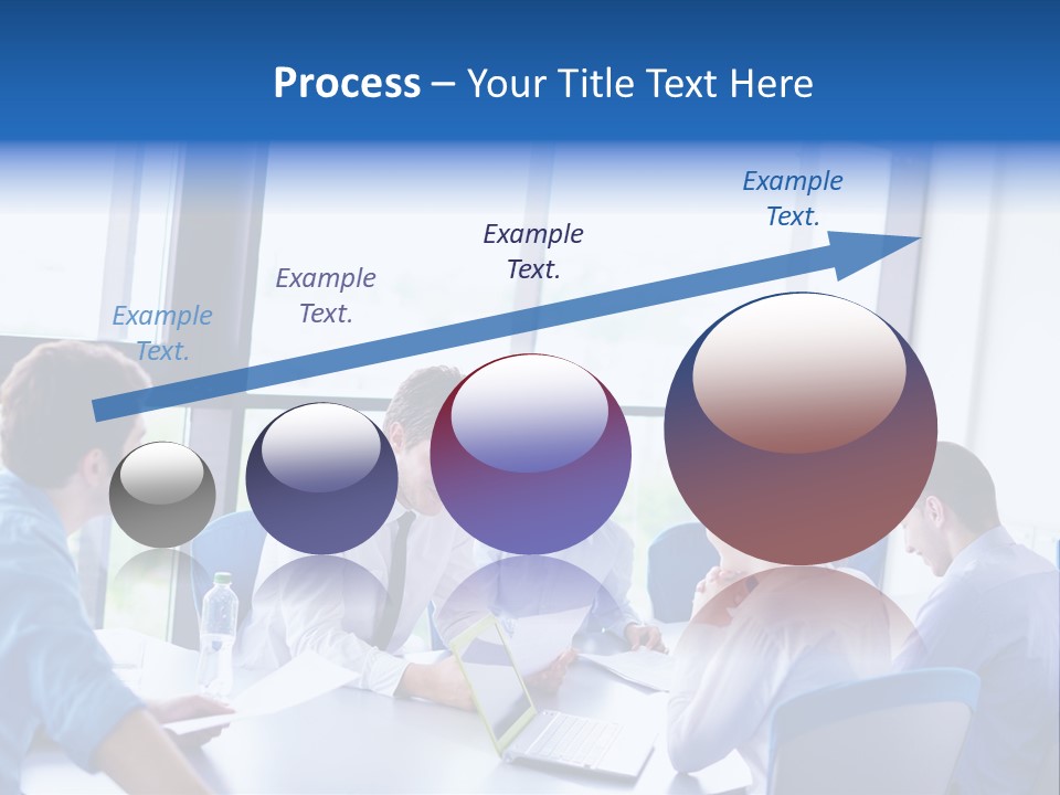 A Group Of People Sitting Around A Table Talking PowerPoint Template