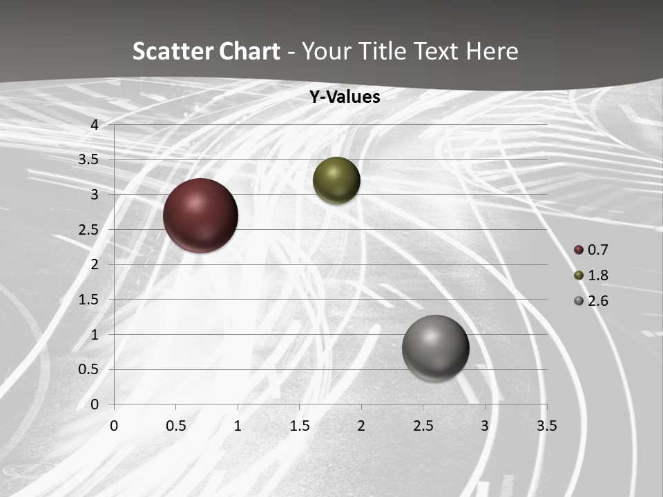 A Black And White Photo Of A City Street PowerPoint Template
