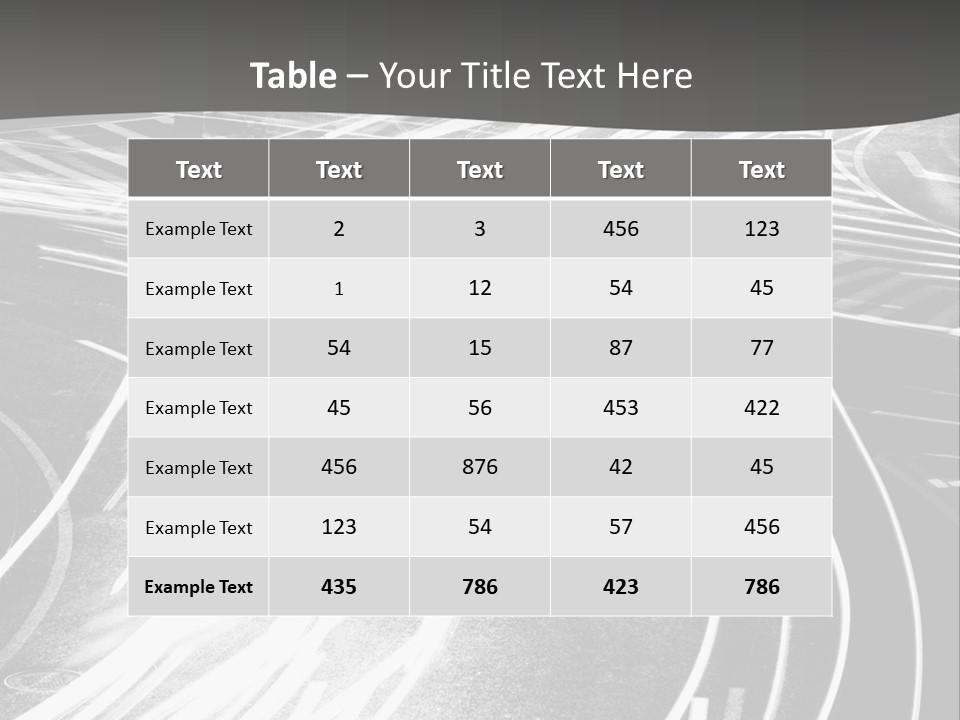 A Black And White Photo Of A City Street PowerPoint Template