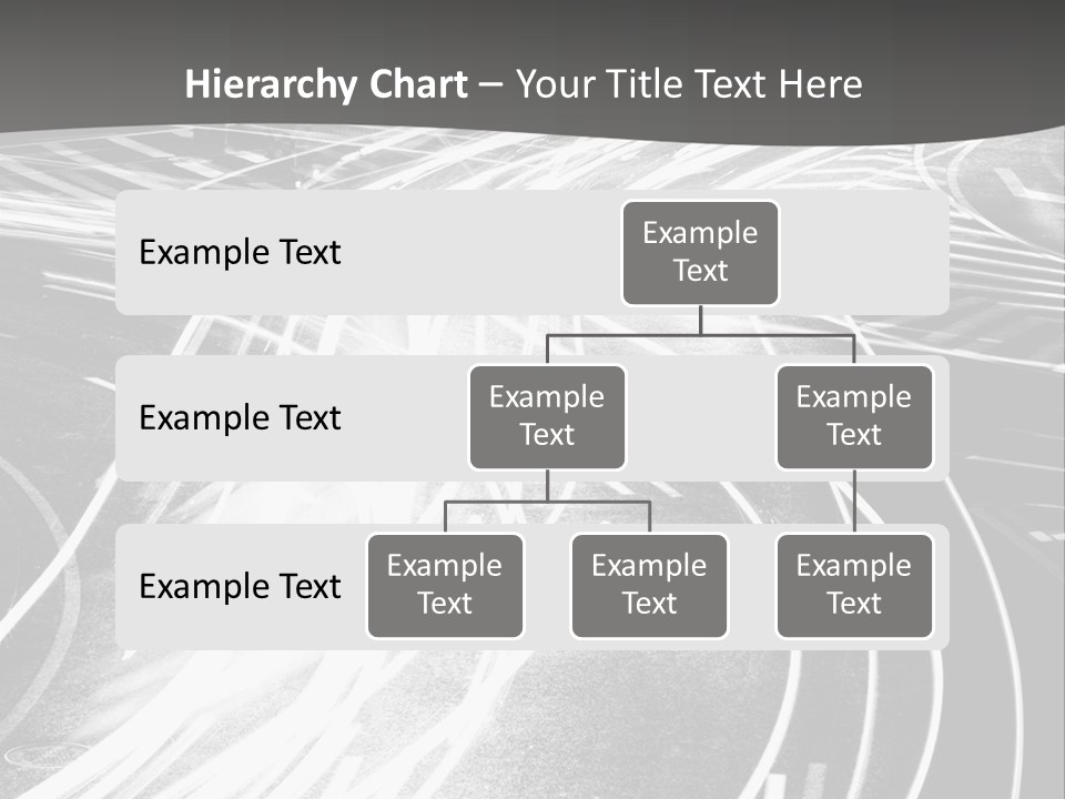 A Black And White Photo Of A City Street PowerPoint Template
