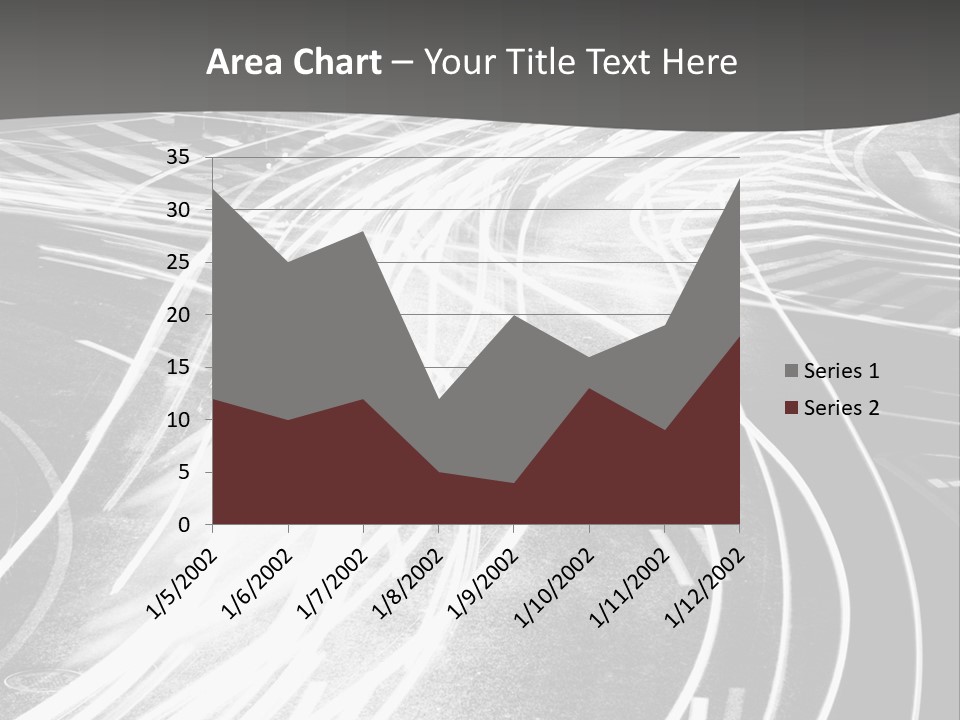 A Black And White Photo Of A City Street PowerPoint Template
