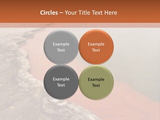 A Large Body Of Water With Steam Coming Out Of It PowerPoint Template