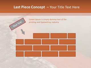 A Large Body Of Water With Steam Coming Out Of It PowerPoint Template
