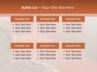 A Large Body Of Water With Steam Coming Out Of It PowerPoint Template