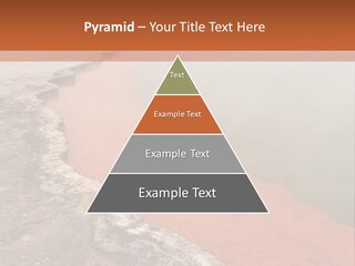 A Large Body Of Water With Steam Coming Out Of It PowerPoint Template