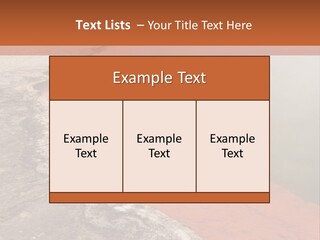 A Large Body Of Water With Steam Coming Out Of It PowerPoint Template