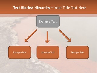 A Large Body Of Water With Steam Coming Out Of It PowerPoint Template