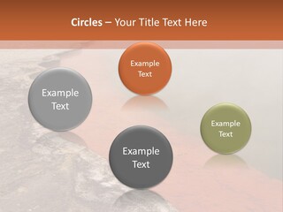 A Large Body Of Water With Steam Coming Out Of It PowerPoint Template