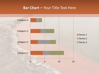 A Large Body Of Water With Steam Coming Out Of It PowerPoint Template