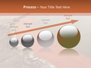 A Large Body Of Water With Steam Coming Out Of It PowerPoint Template