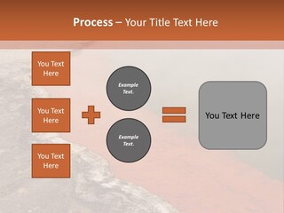 A Large Body Of Water With Steam Coming Out Of It PowerPoint Template