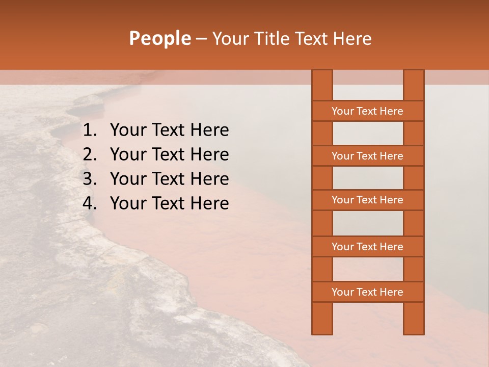 A Large Body Of Water With Steam Coming Out Of It PowerPoint Template