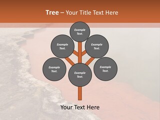 A Large Body Of Water With Steam Coming Out Of It PowerPoint Template