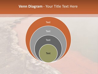 A Large Body Of Water With Steam Coming Out Of It PowerPoint Template