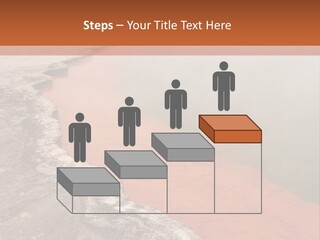 A Large Body Of Water With Steam Coming Out Of It PowerPoint Template
