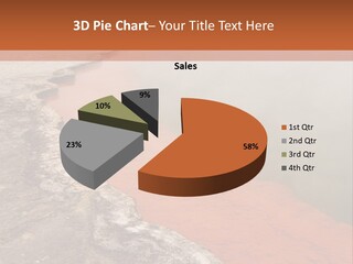 A Large Body Of Water With Steam Coming Out Of It PowerPoint Template