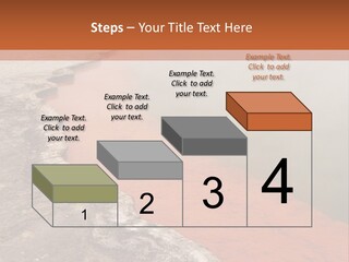A Large Body Of Water With Steam Coming Out Of It PowerPoint Template