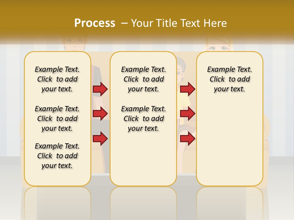 A Family Sitting On A Couch In A Living Room PowerPoint Template